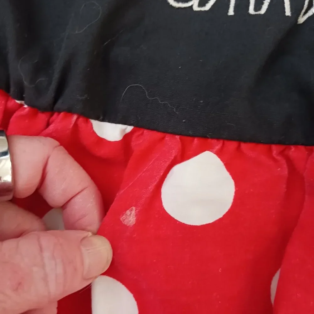 Vintage Disney Kids Minnie Mouse Halloween Dress Up‎ 6 DAMAGE READ